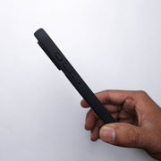 Translucent Phone Case with Metal Ring Stand - Black POLARCASE