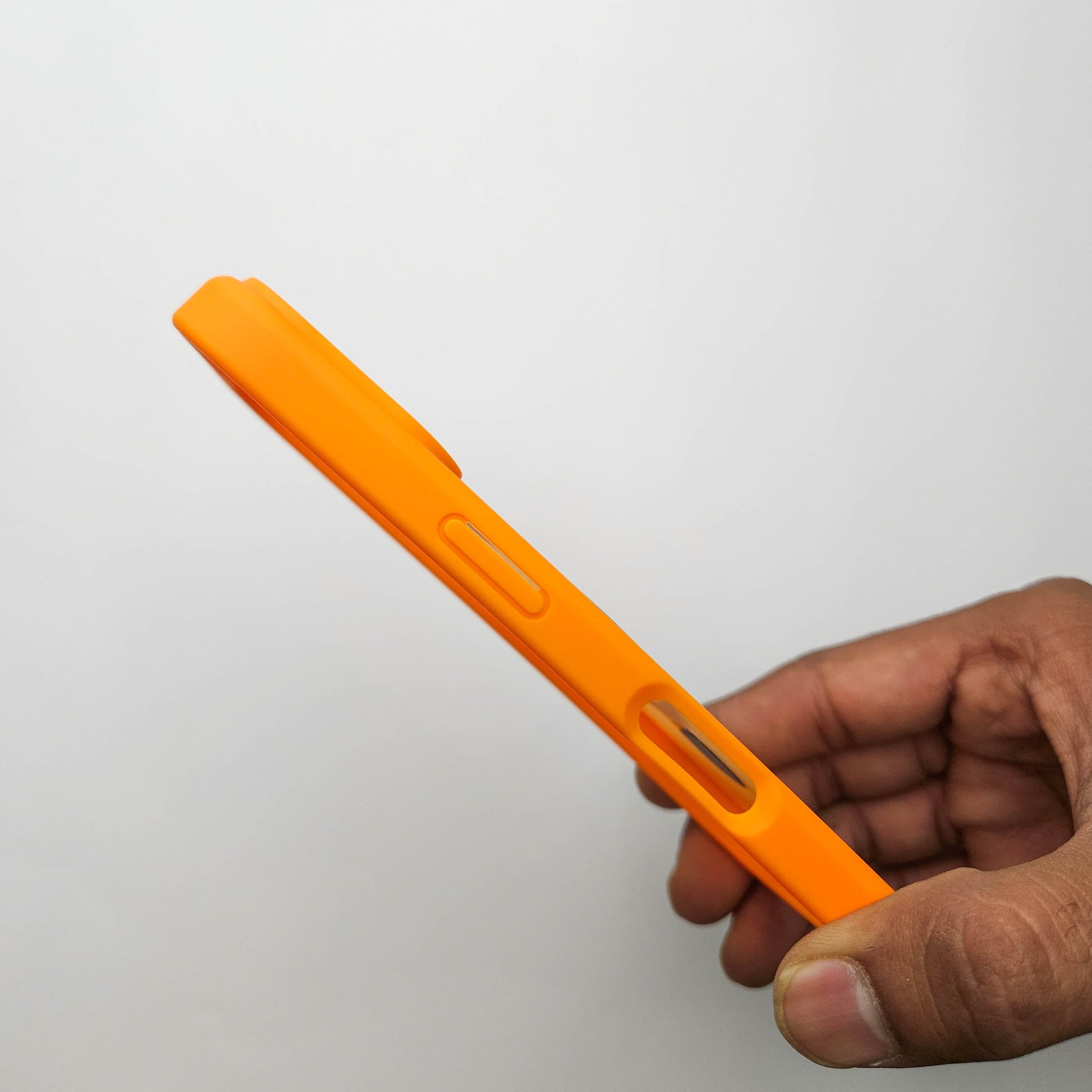 Translucent Phone Case with Metal Ring stand - Orange POLARCASE
