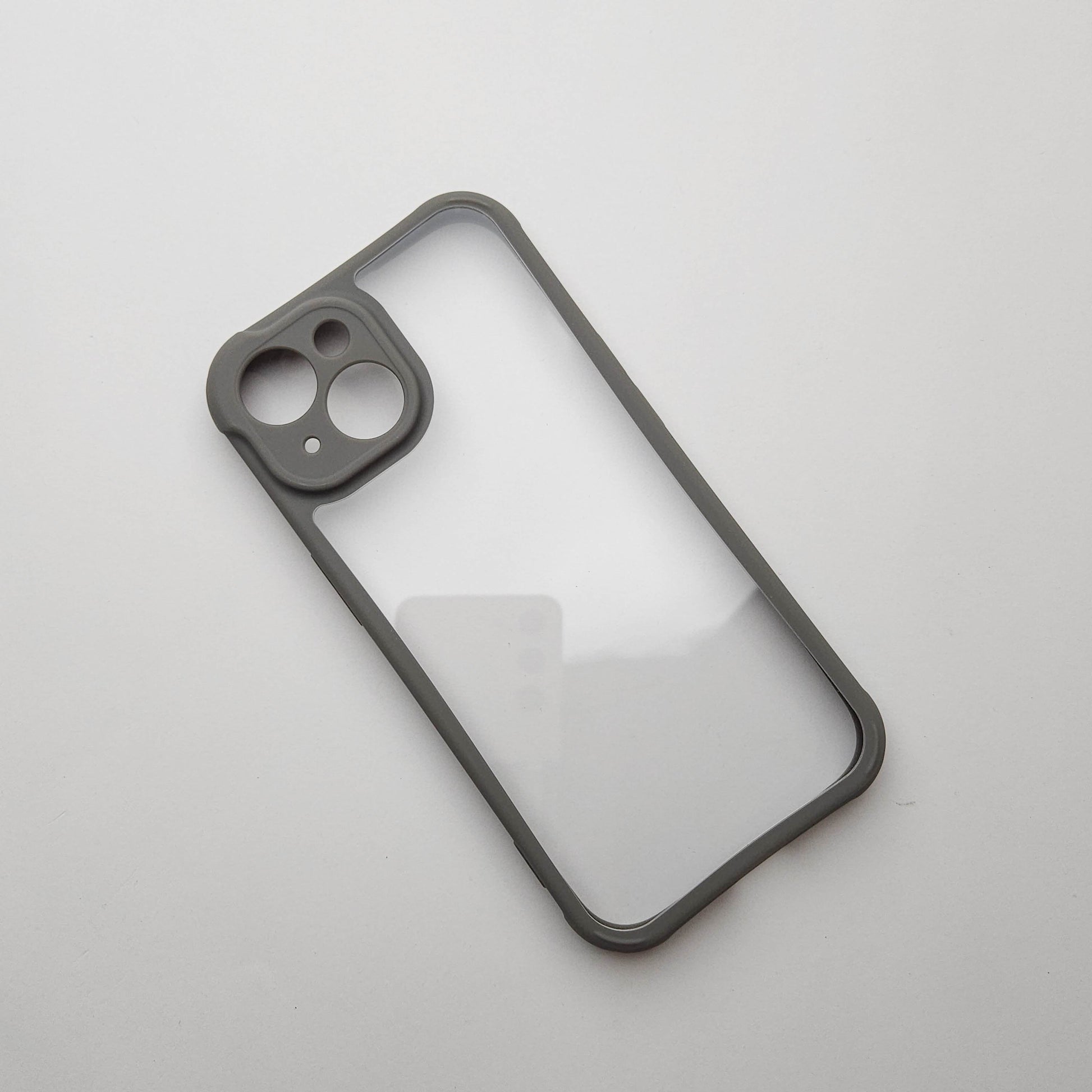 Transparent iPhone Case with Soft Grey Edge - Anti Yellow Case POLARCASE