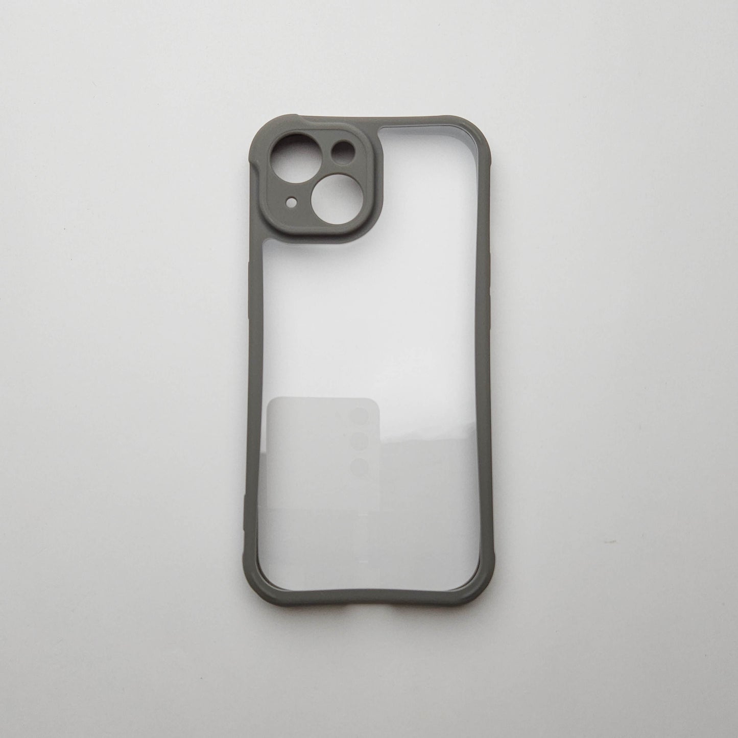 Transparent iPhone Case with Soft Grey Edge - Anti Yellow Case POLARCASE