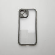 Transparent iPhone Case with Soft Grey Edge - Anti Yellow Case POLARCASE