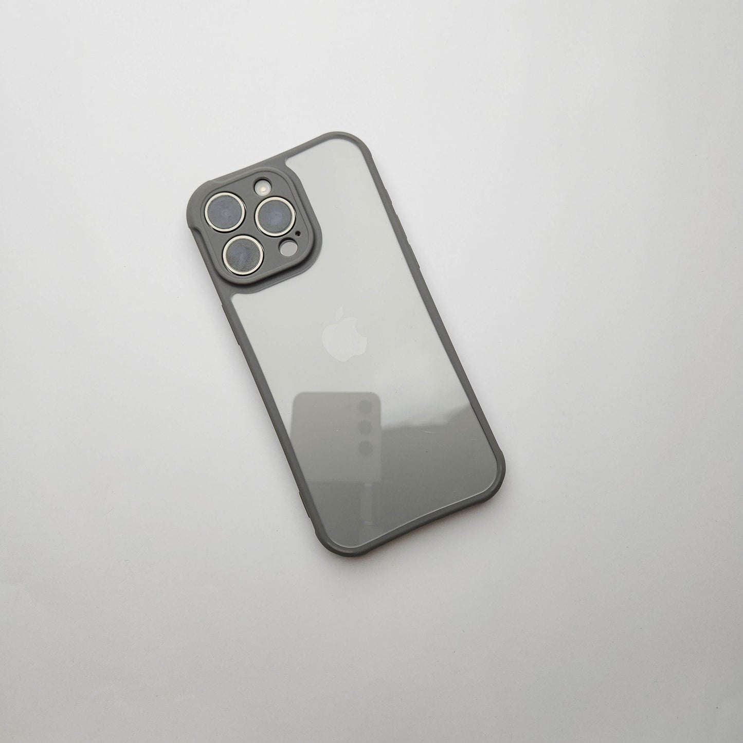 Transparent iPhone Case with Soft Grey Edge - Anti Yellow Case POLARCASE