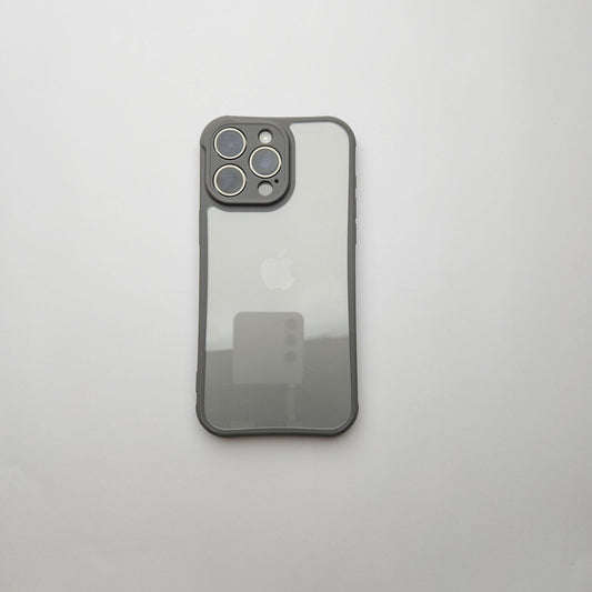 Transparent iPhone Case with Soft Grey Edge - Anti Yellow Case POLARCASE
