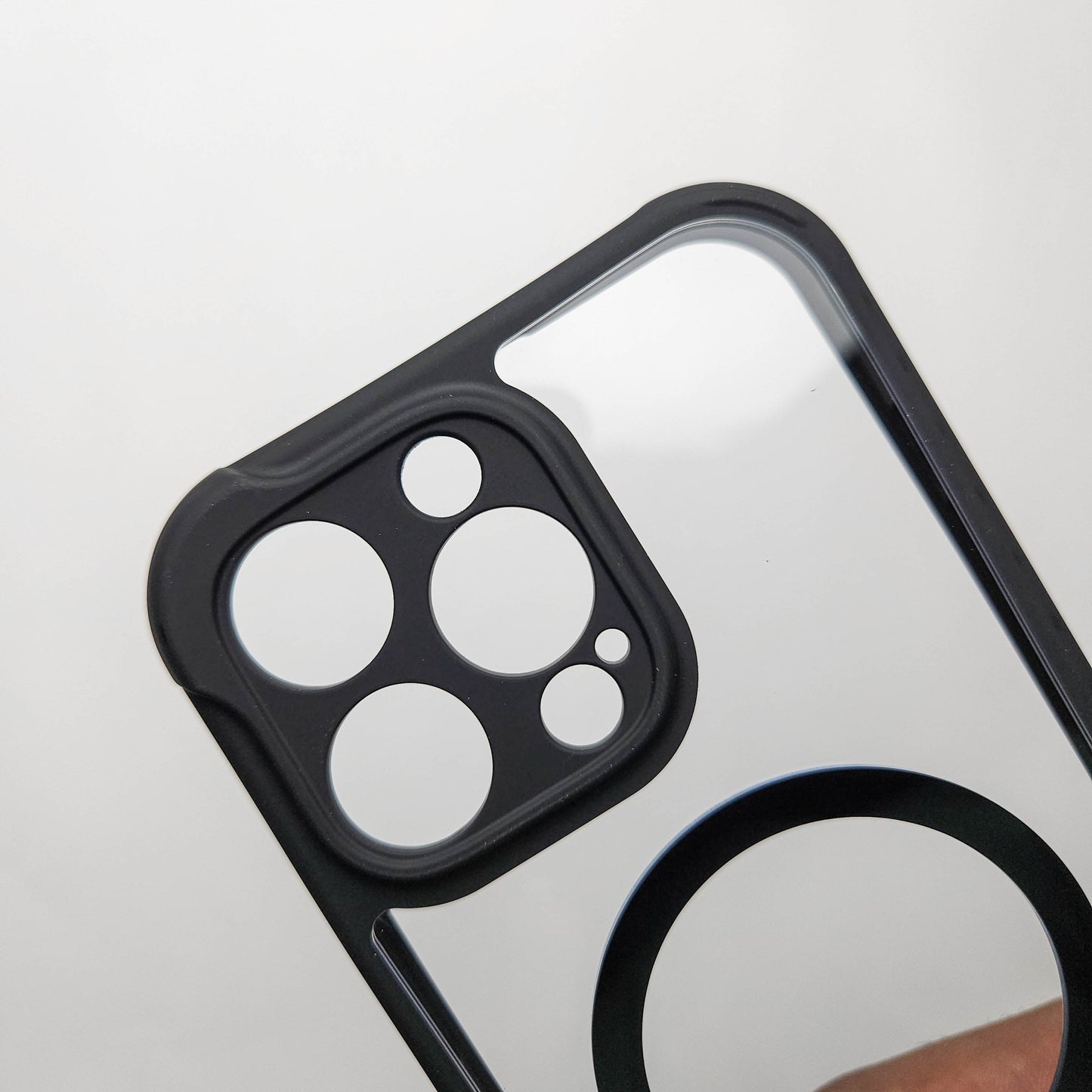 Transparent iPhone Case with Soft Black Edge - Anti Yellow Case POLARCASE