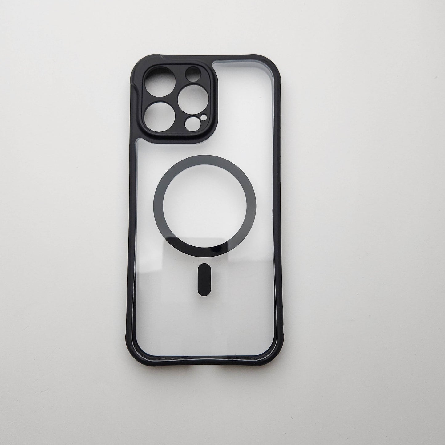 Transparent iPhone Case with Soft Black Edge - Anti Yellow Case POLARCASE