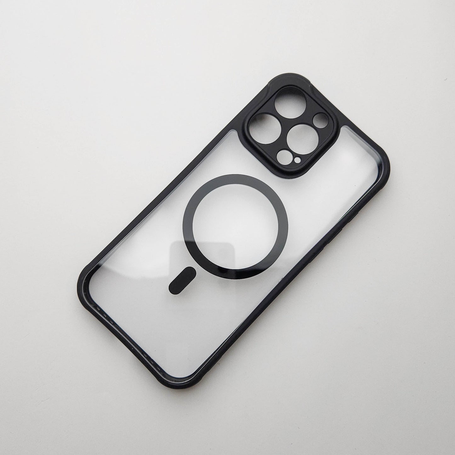 Transparent iPhone Case with Soft Black Edge - Anti Yellow Case POLARCASE