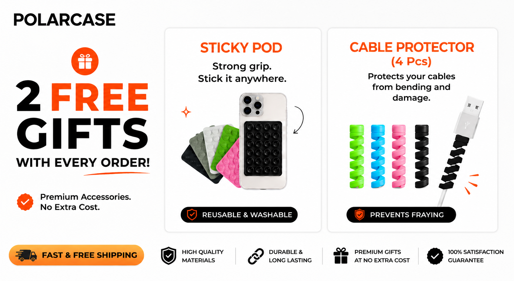 POLAR 2-in-1 Stand Charging Cable
