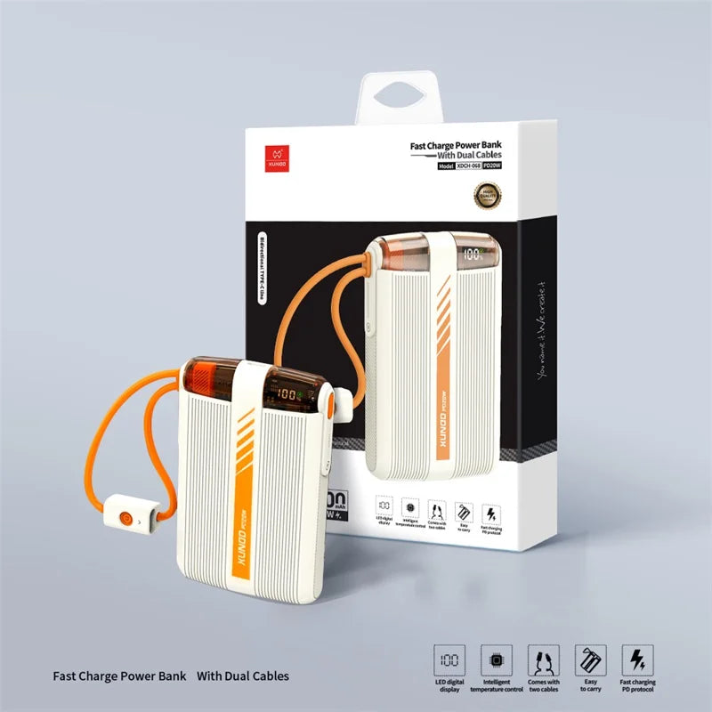 10000mAh Digital Display Power Bank with Type-C POLARCASE™