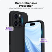 Black Liquid Silicone Case for iPhone - POLARCASE