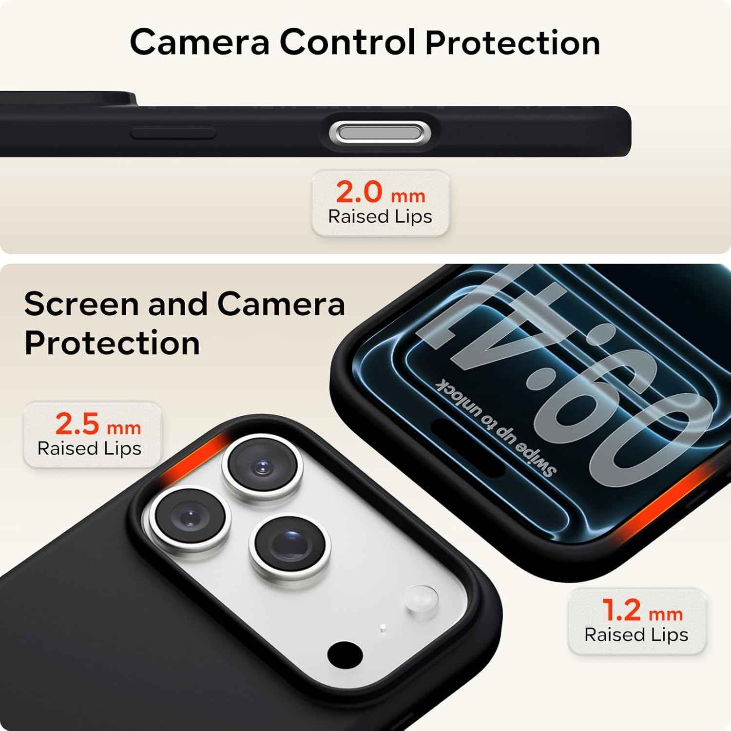 Black Silicone iPhone Case – Durable Liquid Silicone Protection