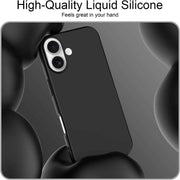 Black Silicone iPhone Case – Durable Liquid Silicone Protection