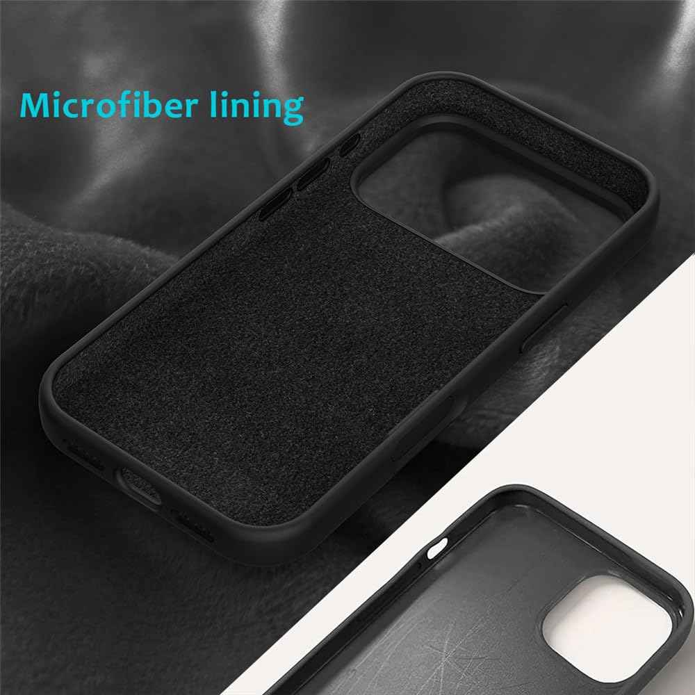 Black Silicone iPhone Case – Durable Liquid Silicone Protection