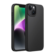 Black Liquid Silicone Case for iPhone POLARINDIA