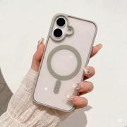 Transparent iPhone Case with Soft Grey Edge - Anti Yellow Case POLARCASE