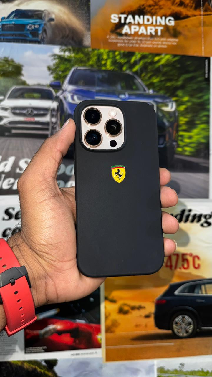 MotorSport Case For iPhone 15, 16, 17 Series - Black POLARCASE