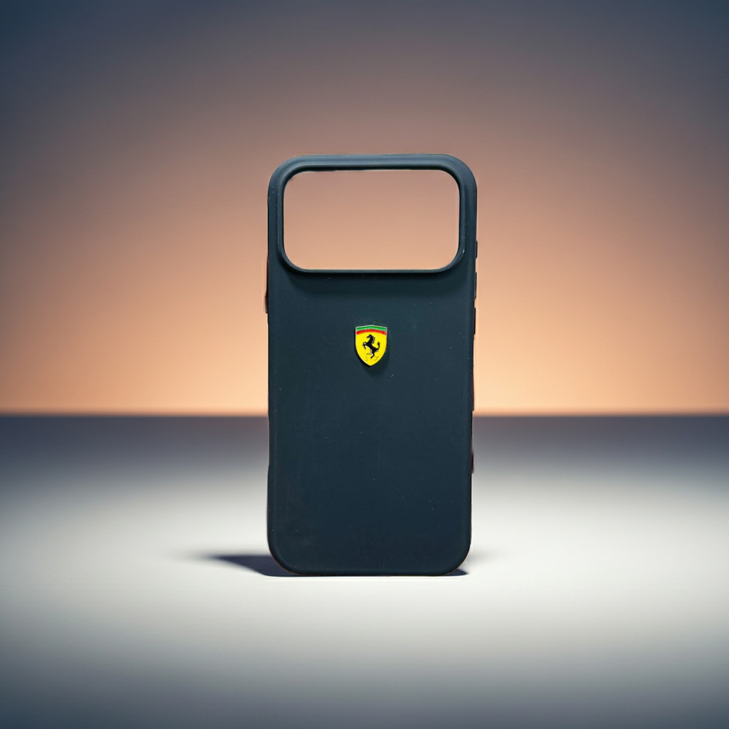 MotorSport Case For iPhone 15, 16, 17 Series - Black POLARCASE