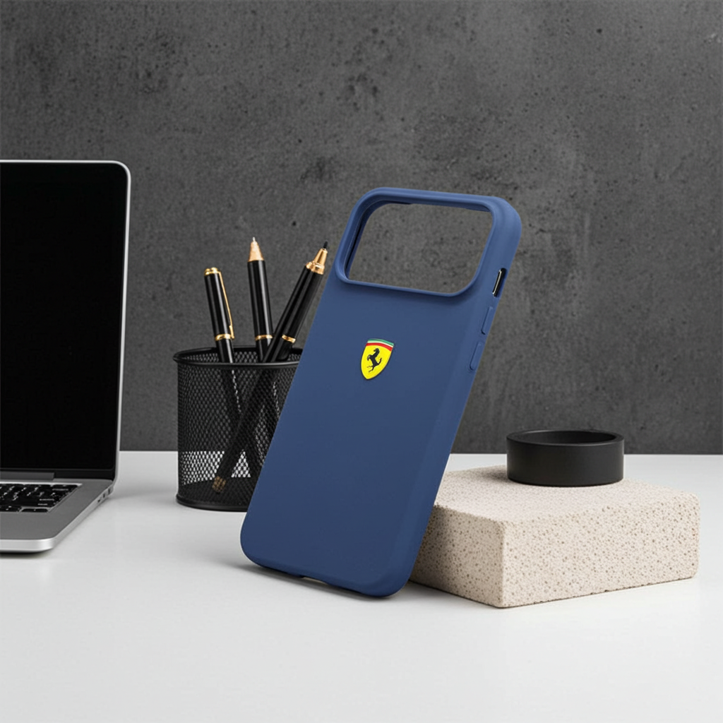 MotorSport Case For iPhone 15, 16, 17 Series - Blue POLARCASE