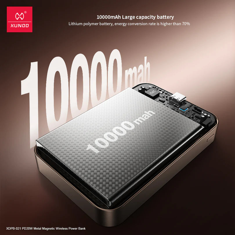 XUNDD XDPB-021 Metal Magnetic Power Bank POLARCASE™