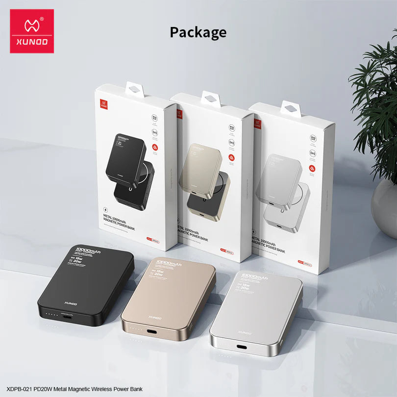 XUNDD XDPB-021 Metal Magnetic Power Bank POLARCASE™